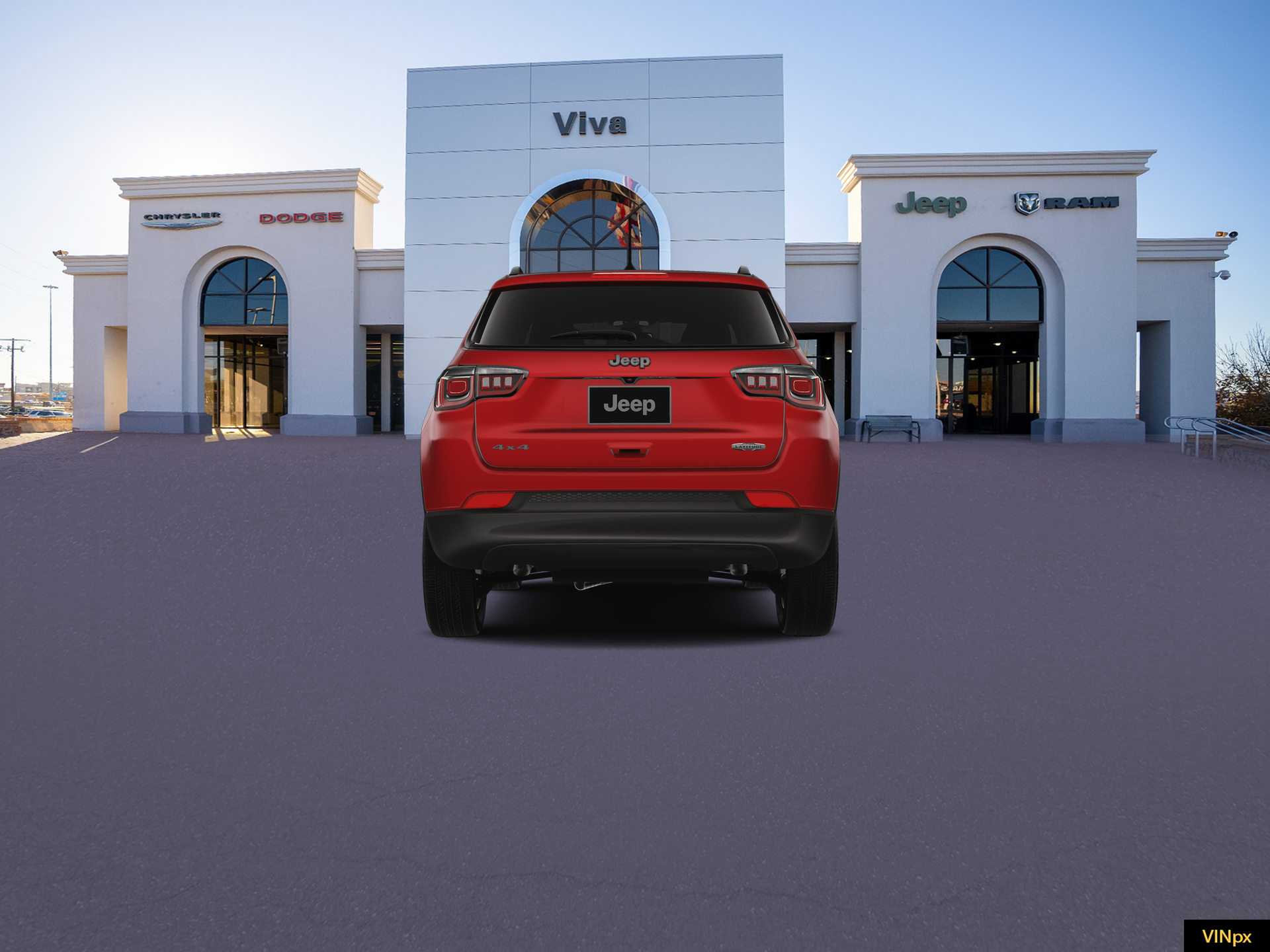 New 2026 Red Hot Pearl-Coat Exterior Paint Jeep Latitude image 18