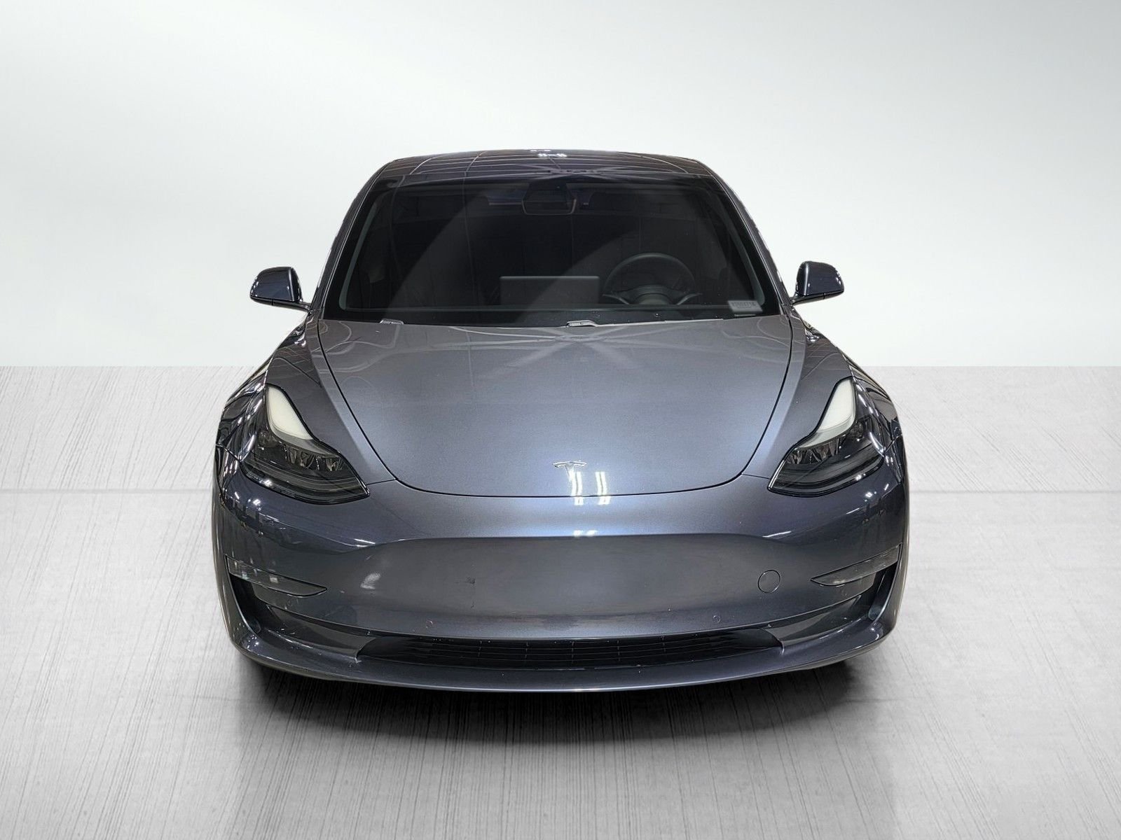 Used 2021 Solid Black Tesla Standard Range Plus image 2