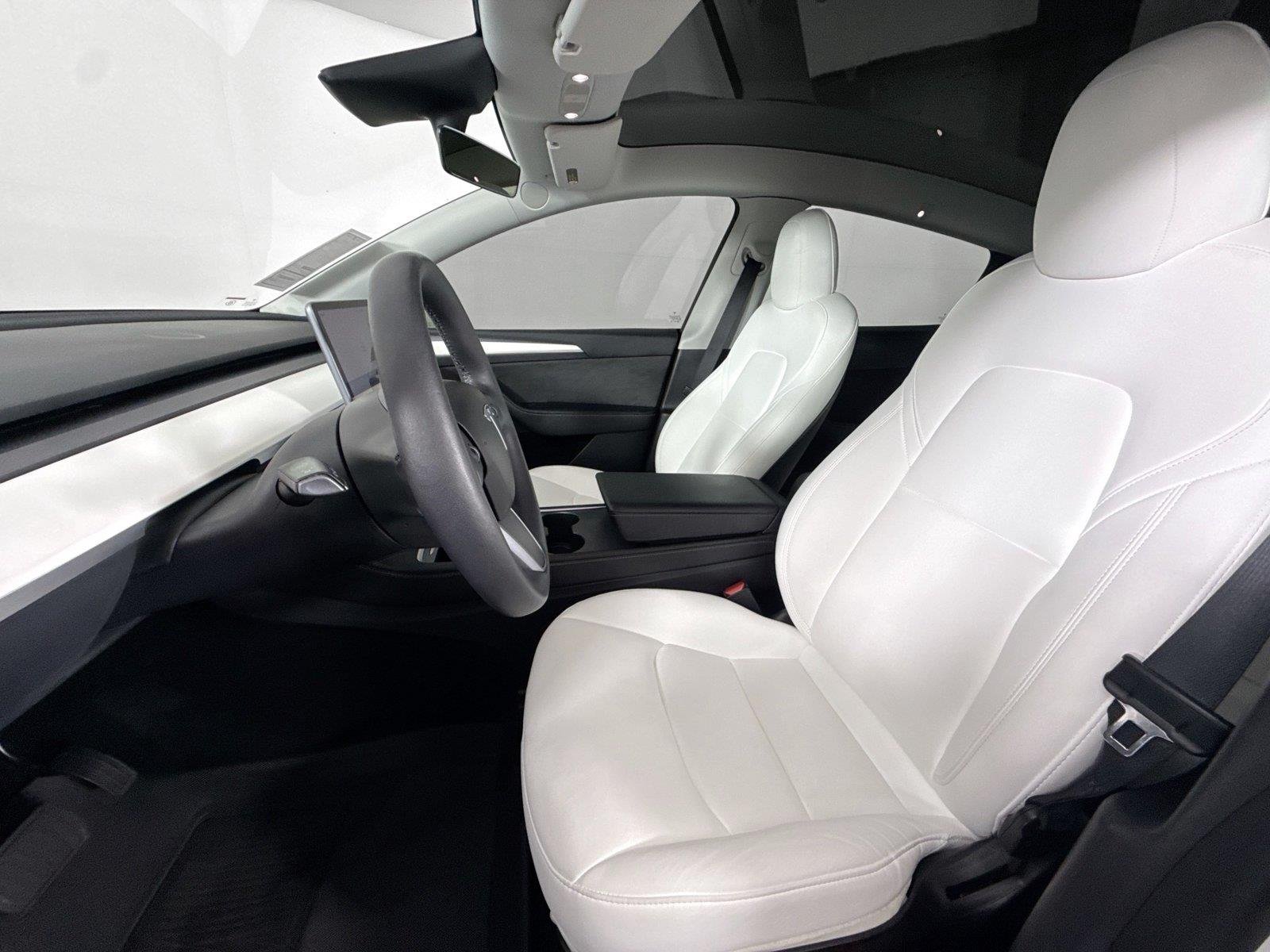 Used 2023 Pearl White Multi-Coat Tesla Long Range image 3