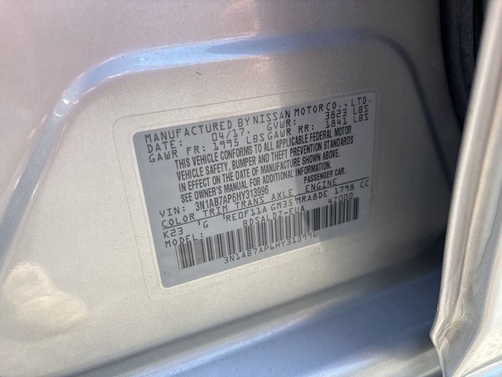 Used 2017 Silver Nissan SV image 7