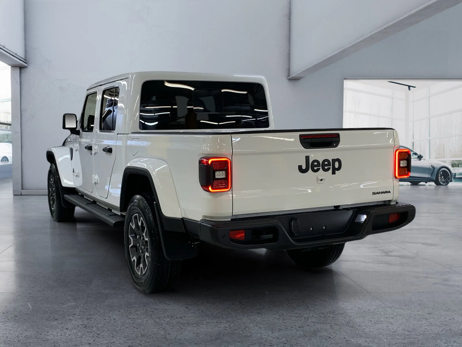 New 2026 Bright White Jeep Sahara image 3