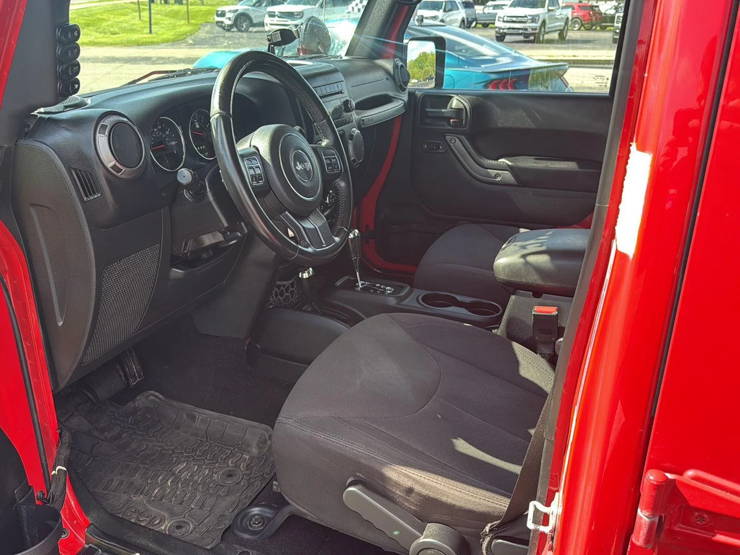 Used 2017 Firecracker Red Jeep Willys Wheeler image 14