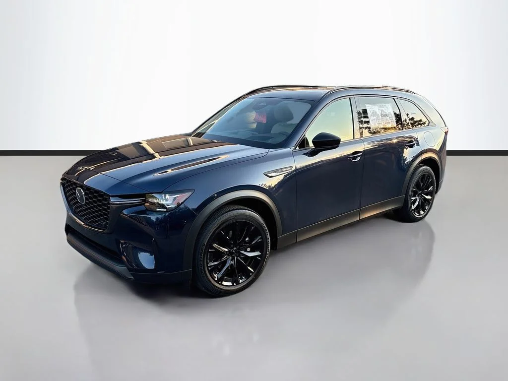 New 2026 Deep Crystal Blue Mica Mazda 3.3 Turbo Premium Sport AWD image 3