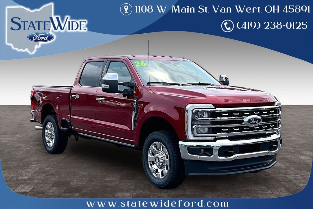 New 2026 Ruby Red Metallic Tinted Clearcoat Ford F-250® Lariat® image 1
