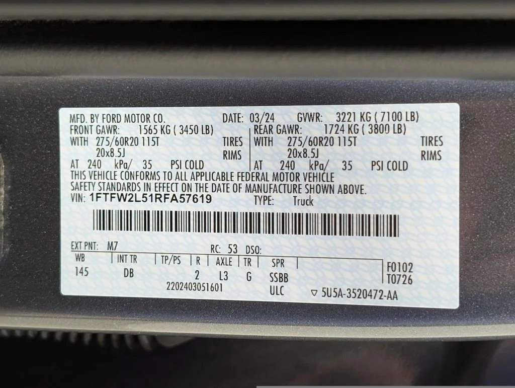 Certified Used 2024 Carbonized Gray Metallic Ford STX image 24