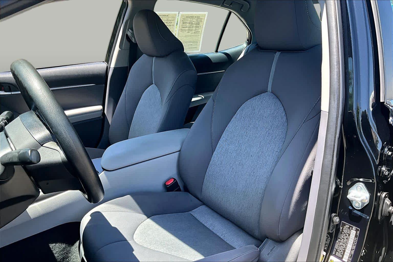 Certified Used 2022 Midnight Black Metallic Toyota LE image 7