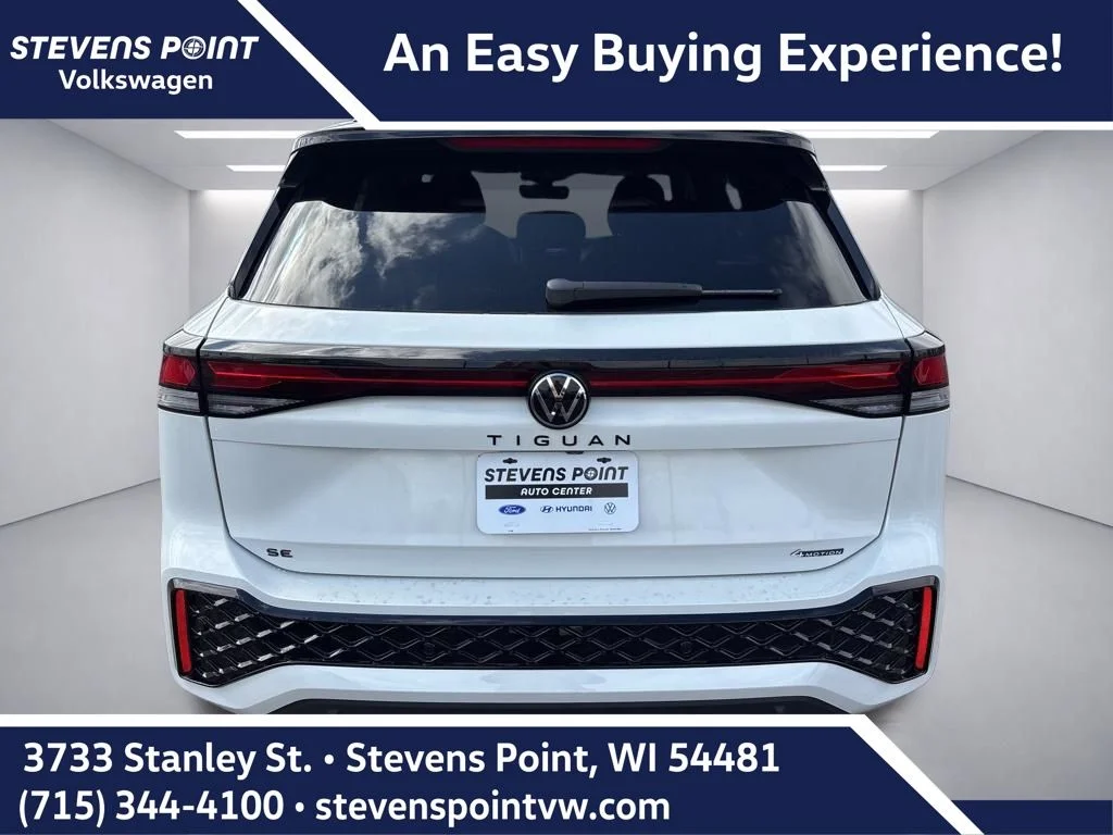 New 2026 Opal White Pearl Volkswagen 2.0T SE R-Line Black image 4