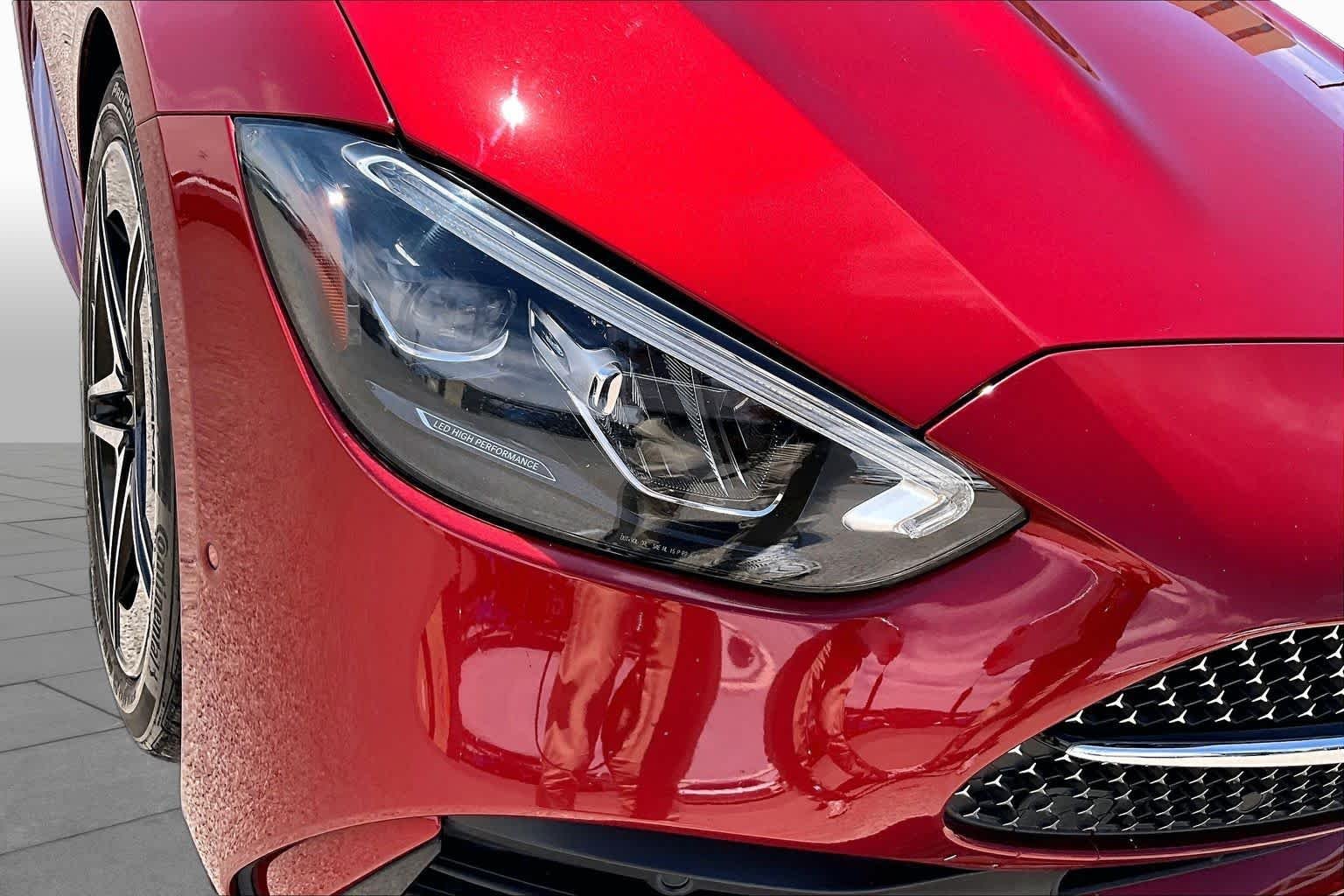 Used 2022 MANUFAKTUR Cardinal Red Metallic Mercedes-Benz C 300 image 27