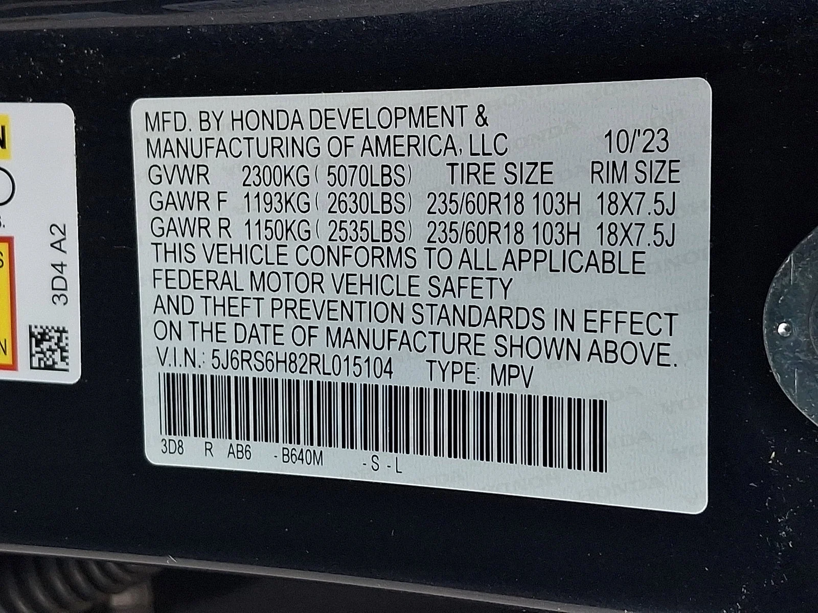 Used 2024 Canyon River Blue Metallic - BU Honda Sport-L image 27