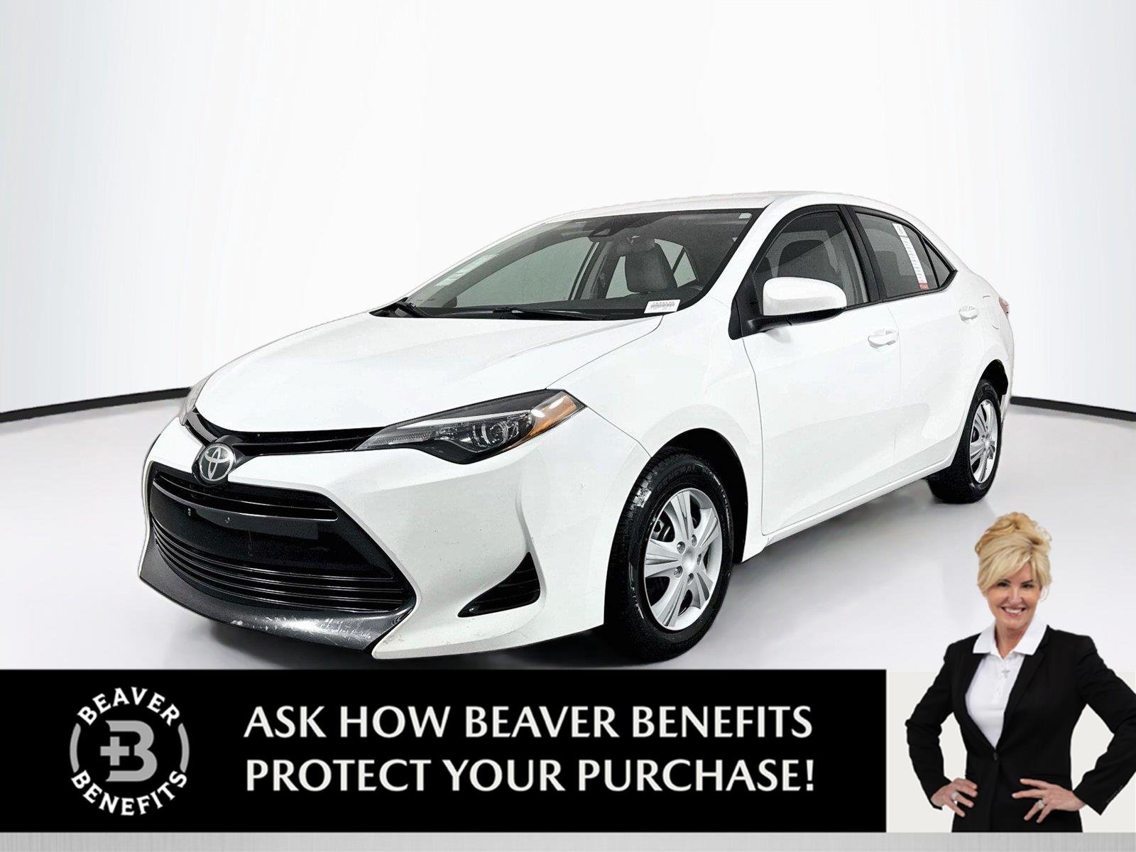 Used 2018 Super White Toyota L image 1