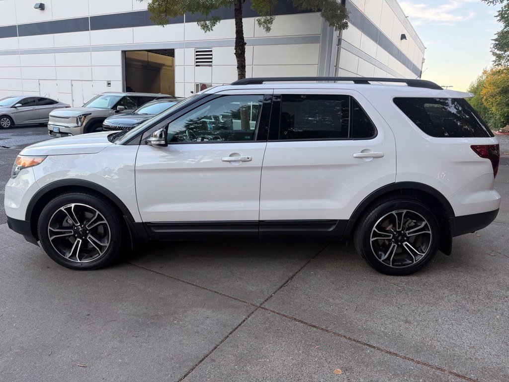 Used 2015 White Platinum Clearcoat Metallic Ford Sport image 7