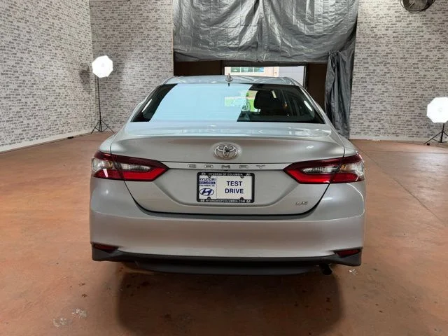 Used 2021 Celestial Silver Metallic Toyota LE image 5