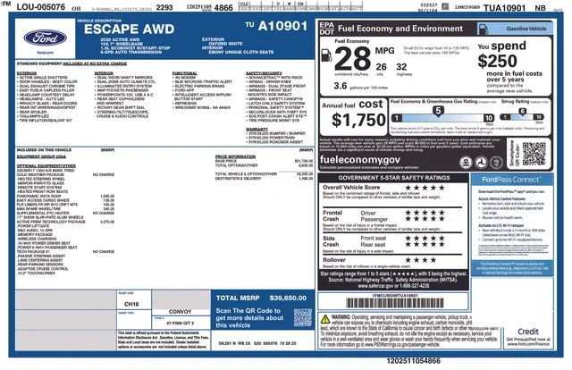 New 2026 White Ford Active image 24
