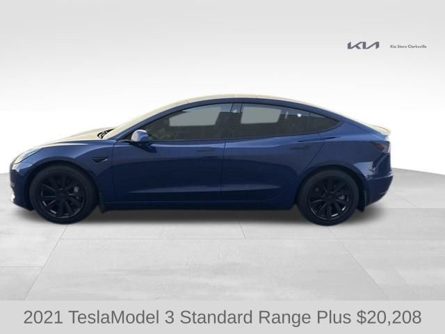 Used 2021 Deep Blue Metallic Tesla Standard Range Plus image 5
