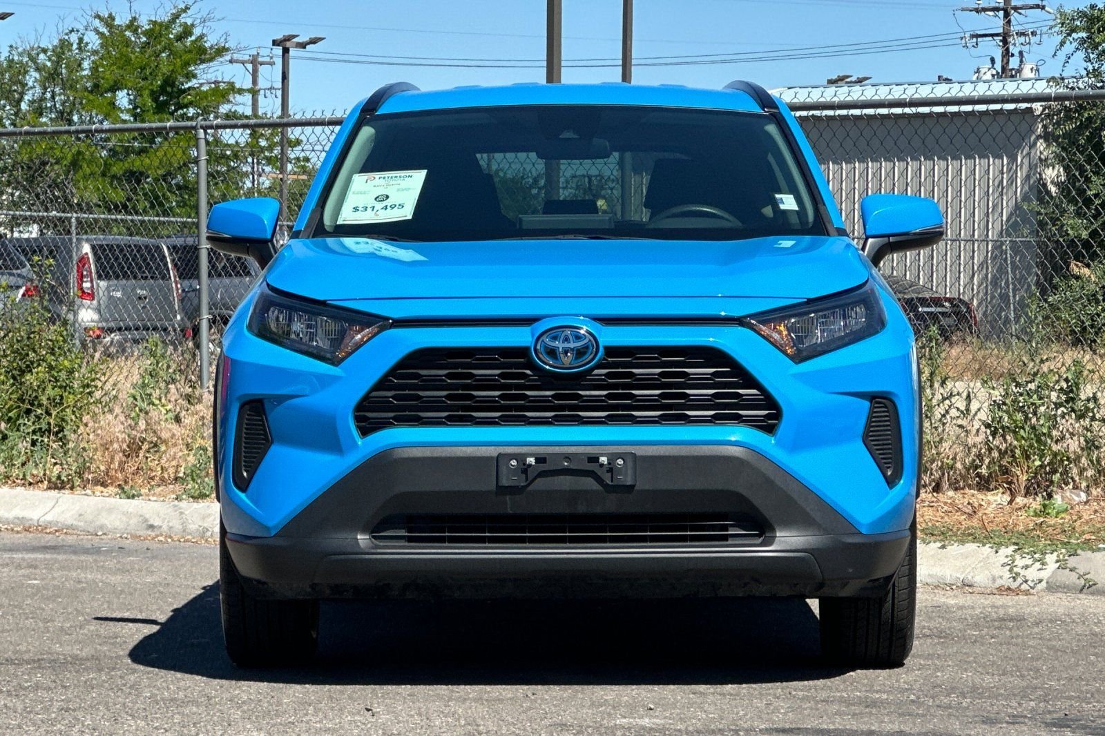 Used 2021 Blue Toyota LE image 9