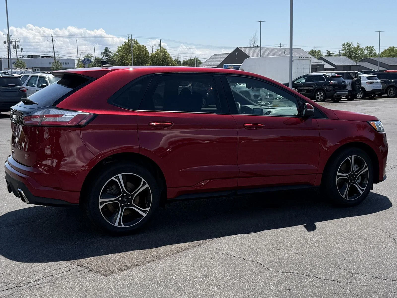 Used 2023 Rapid Red Metallic Tinted Clearcoat Ford ST image 5