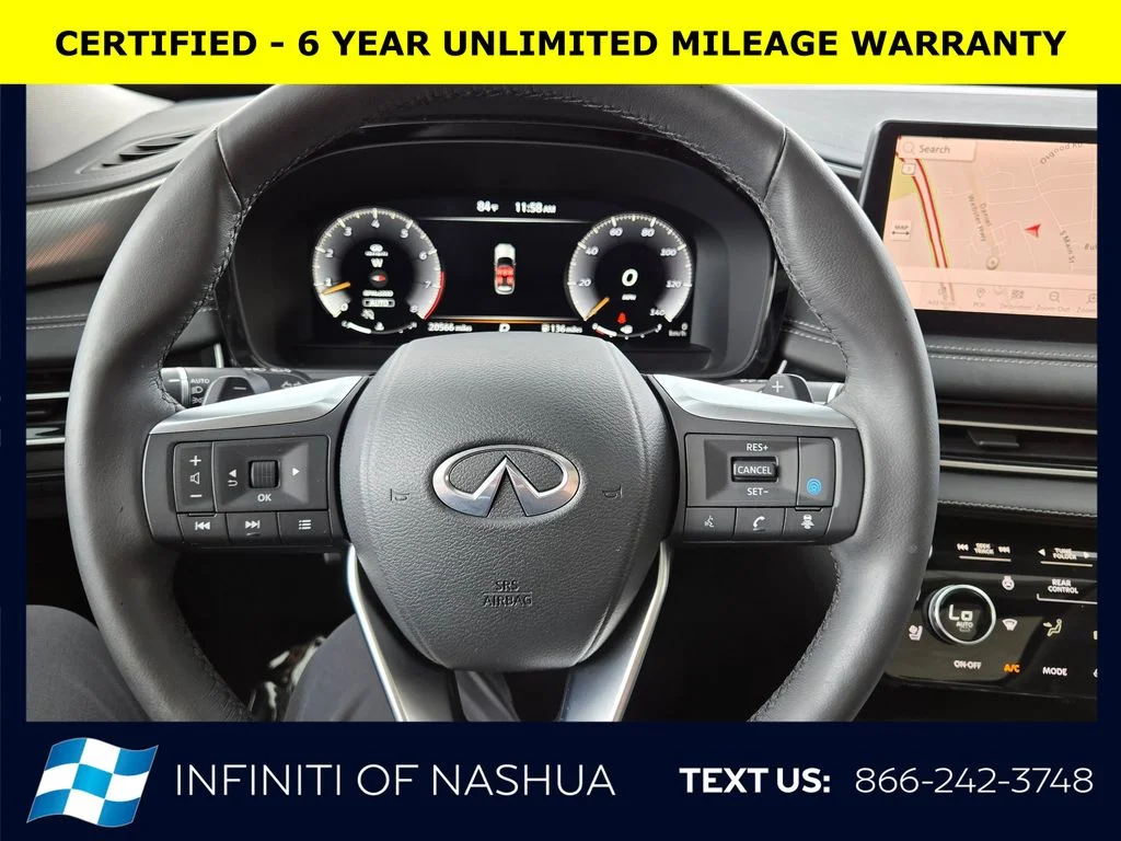 Certified Used 2023 White INFINITI LUXE image 25