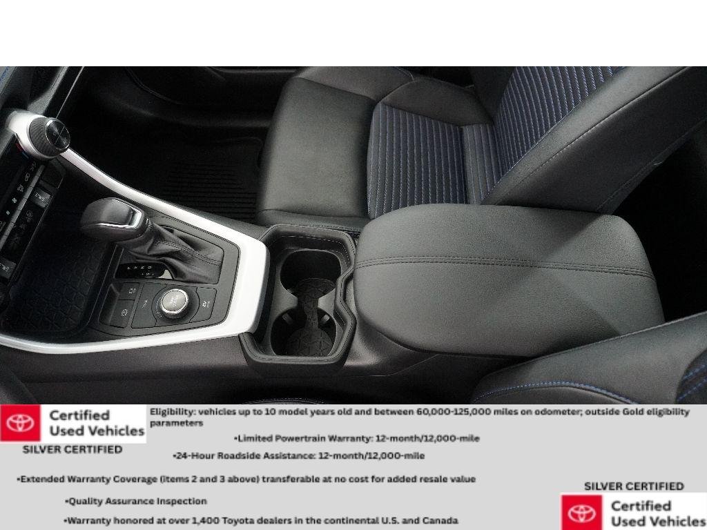 Used 2021 Blizzard Pearl/Midnight Black Metallic Toyota Hybrid XSE image 26