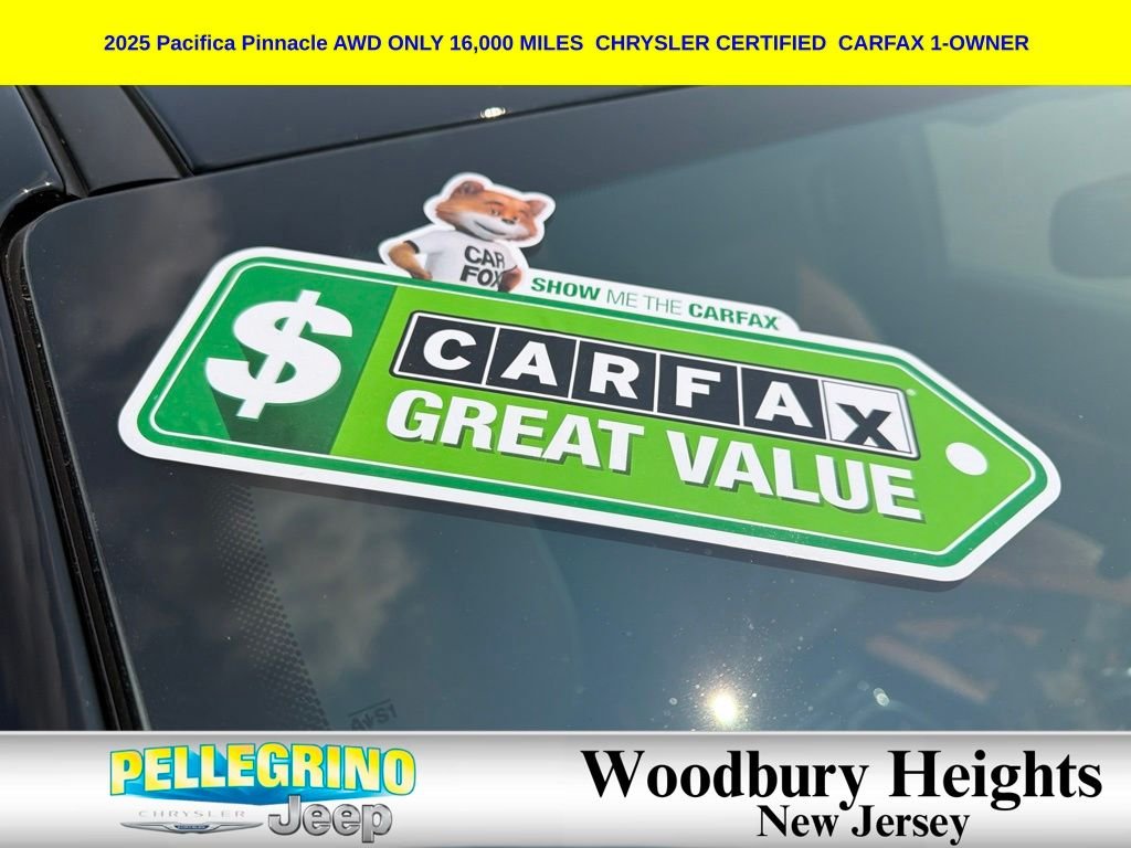 Certified Used 2025 Black Chrysler Pinnacle AWD image 9