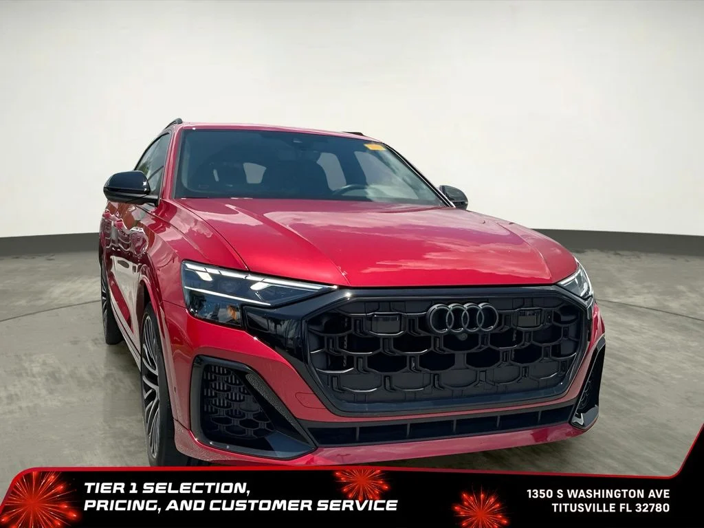 Used 2025 Red Audi 4.0T Premium Plus image 14