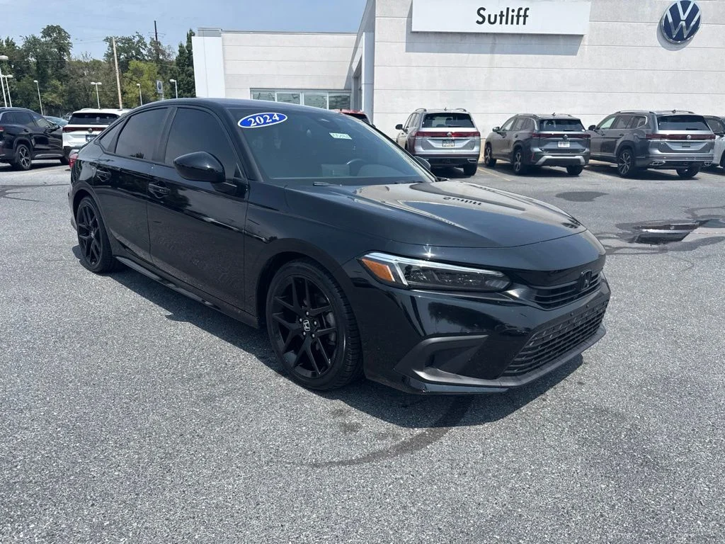 Used 2024 Crystal Black Pearl Honda Sport image 3