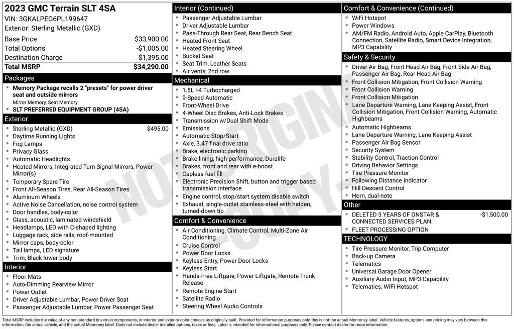 Used 2023 Silver GMC SLT image 4
