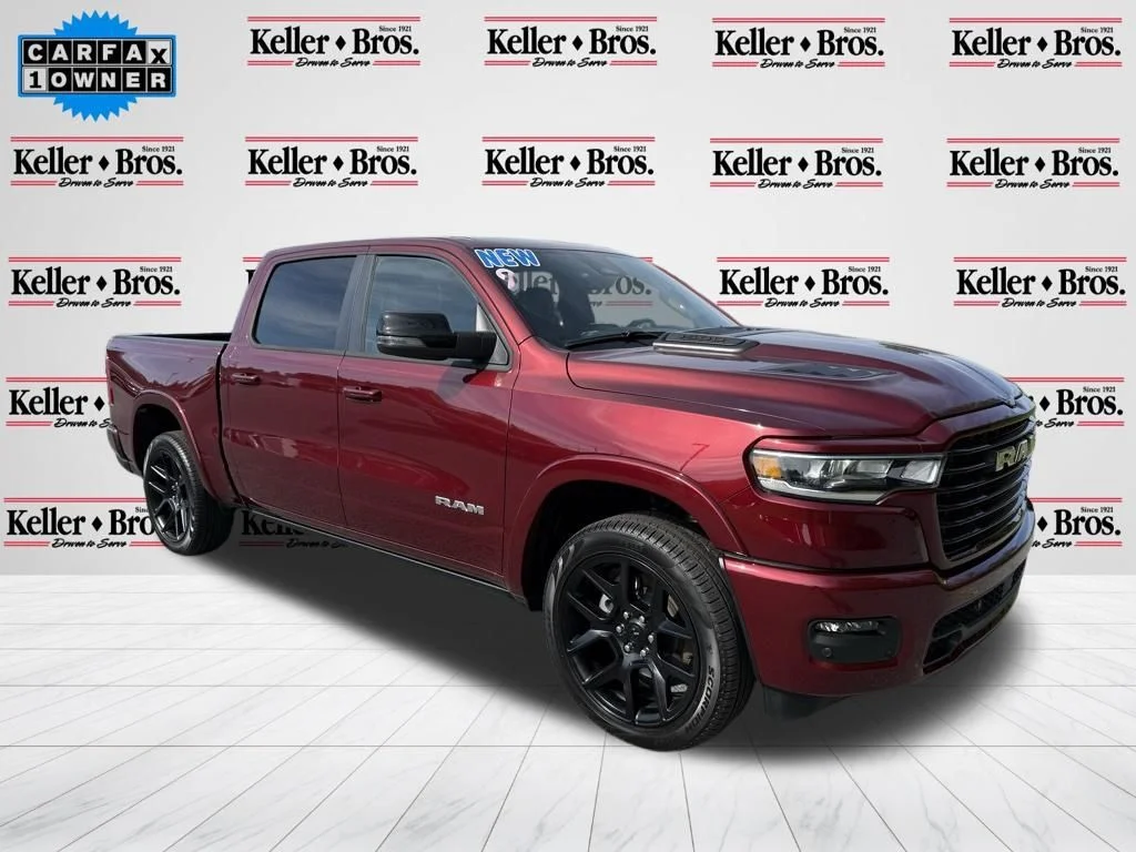 Used 2026 Delmonico Red Pearlcoat Ram Laramie image 1