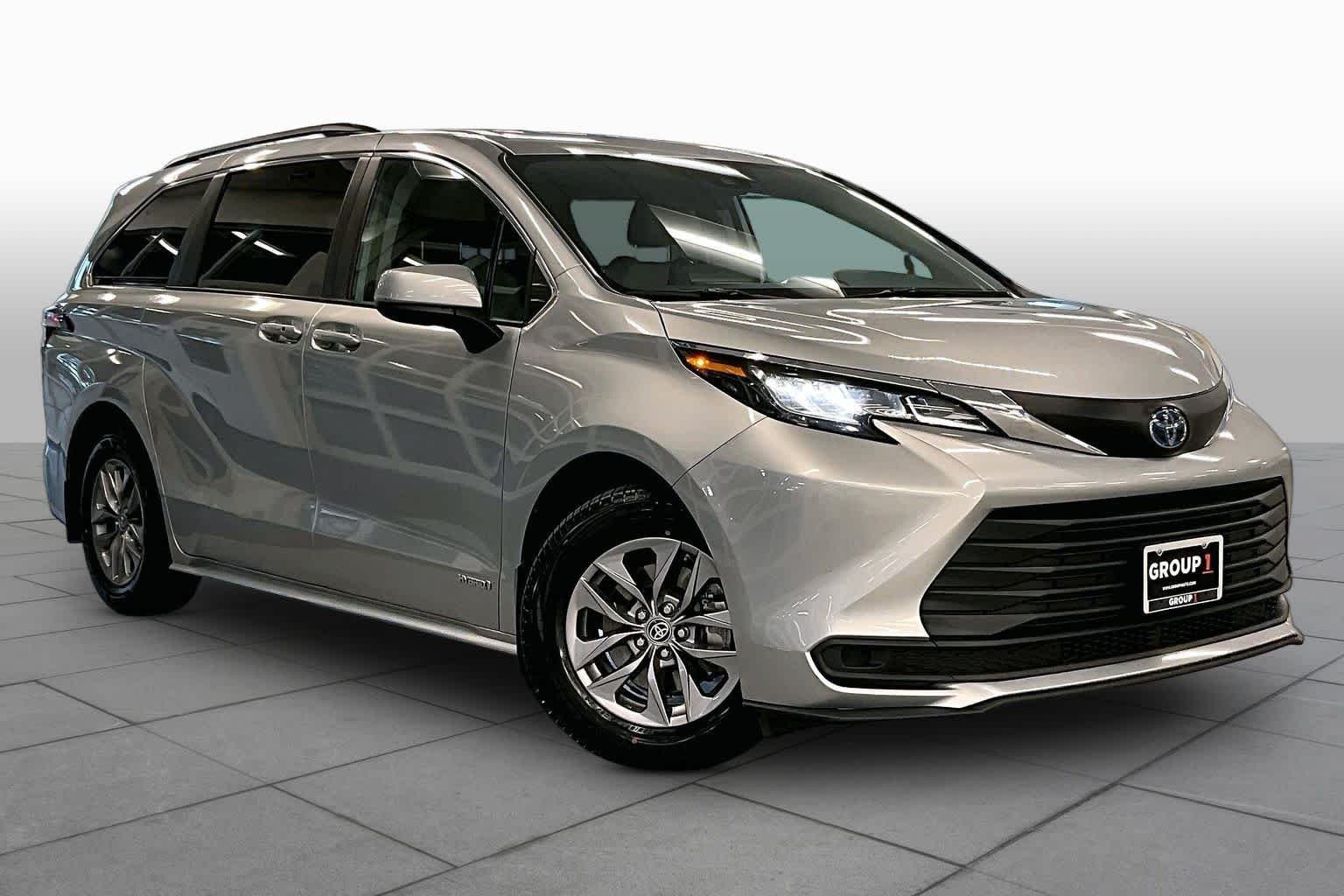 Used 2021 Celestial Silver Metallic Toyota LE image 3