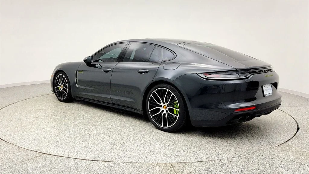 Used 2023 Volcano Grey Metallic Porsche 4 E-Hybrid Platinum Edition AWD with 21