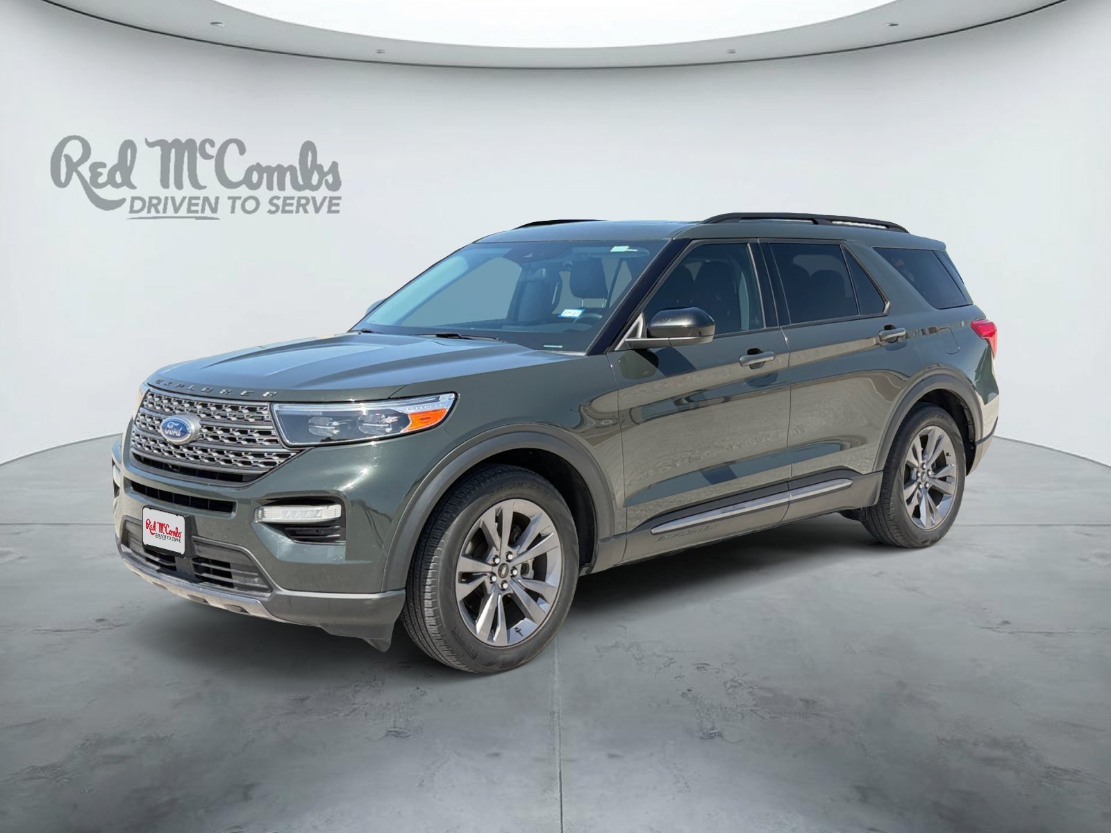 Used 2022 Forged Green Metallic Ford XLT image 1