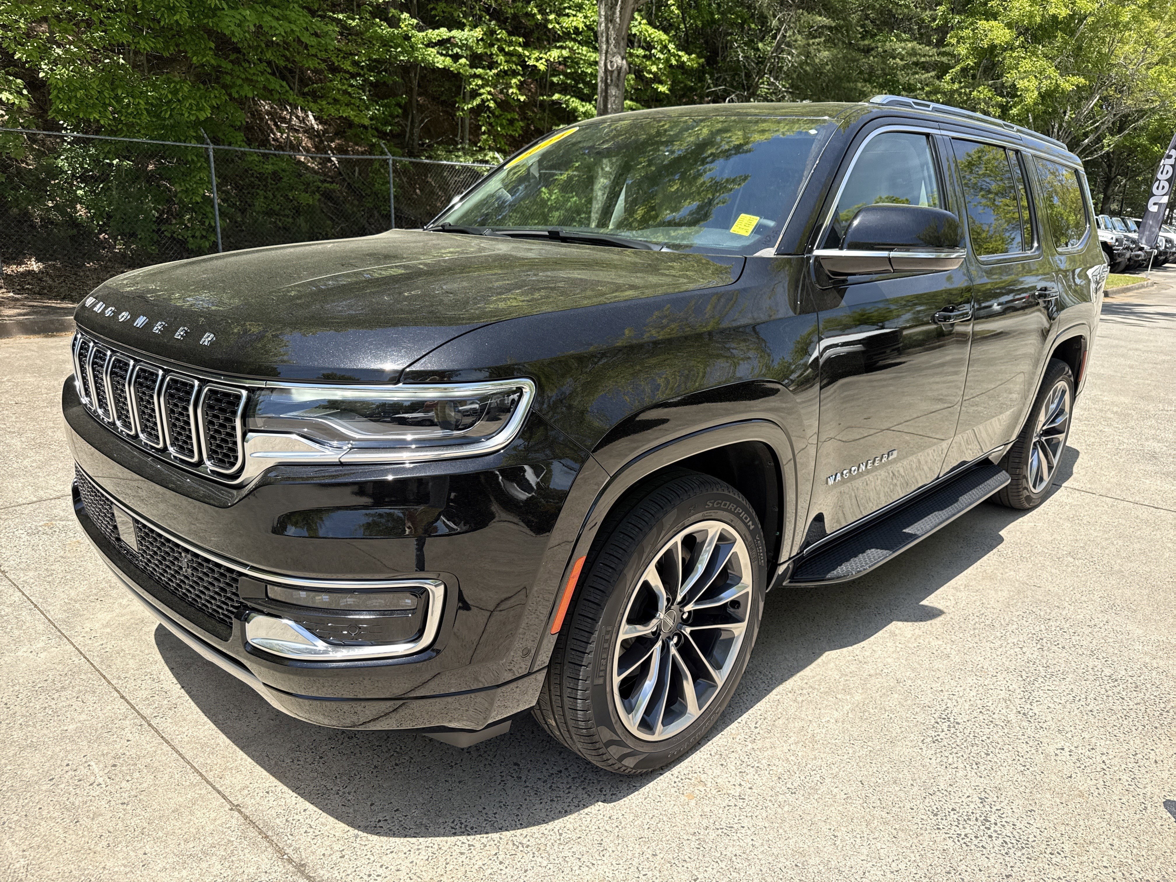 Used 2024 Diamond Black Crystal Pearlcoat Jeep Series II image 3
