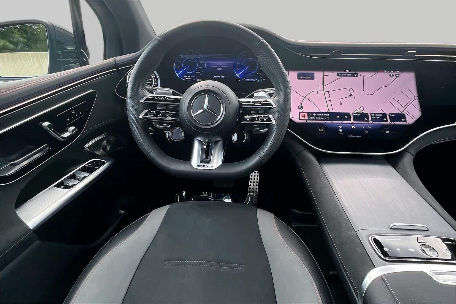 Used 2024 Obsidian Black Metallic Mercedes-Benz AMG® EQE image 5