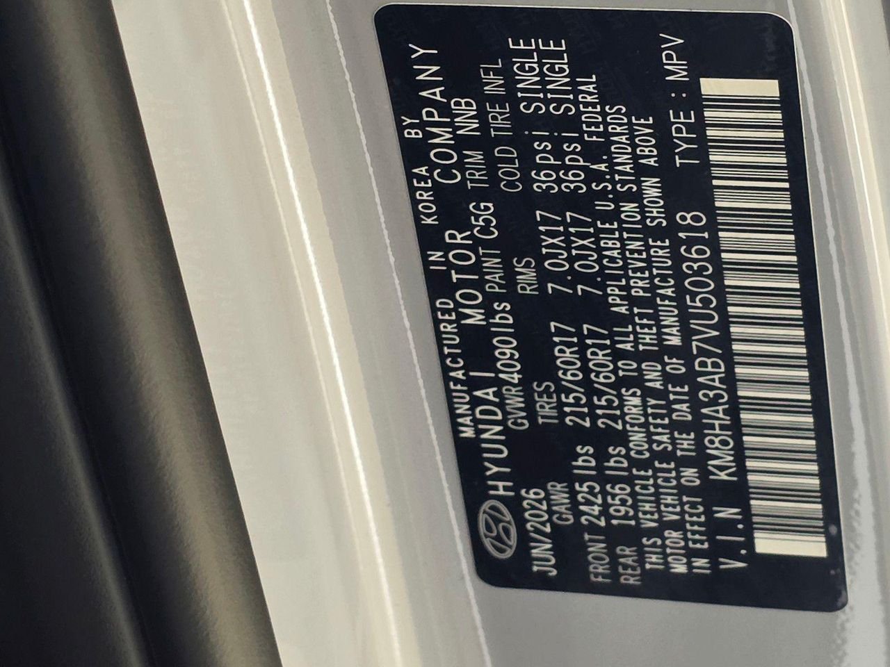 New 2027 C5g Hyundai SE FWD image 34