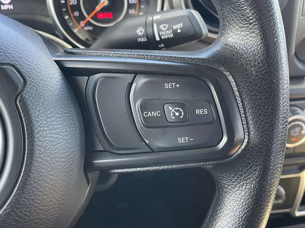 Used 2021 Bright White Clearcoat Jeep Sport image 10