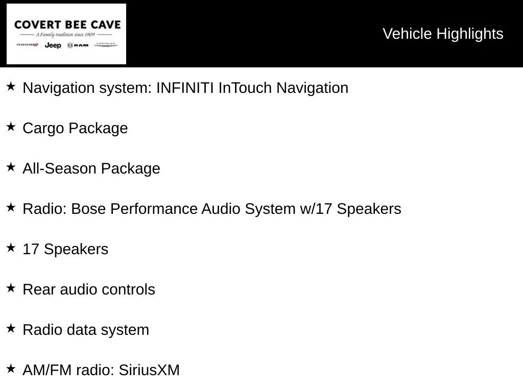 Used 2021 Black INFINITI Sensory image 6