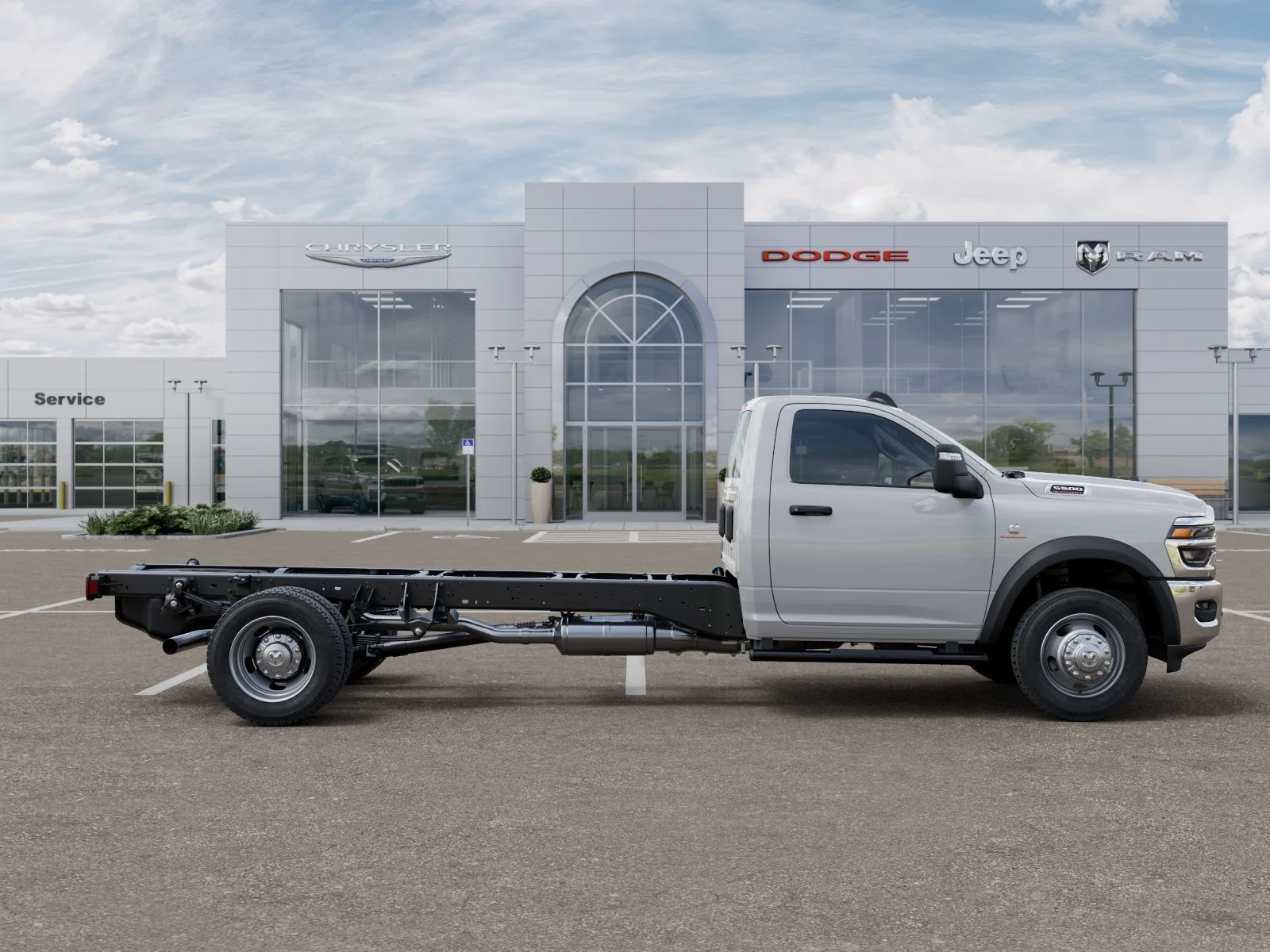 New 2025 Bright White Clearcoat RAM Tradesman image 55
