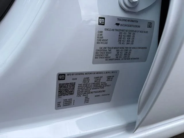 New 2026 Polar White Tricoat Chevrolet LTZ image 16