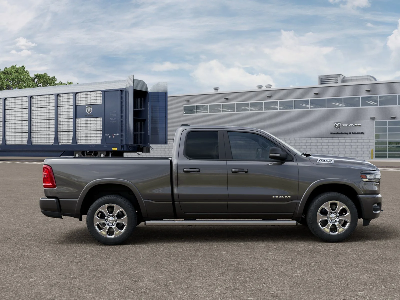 New 2026 Granite Crystal Metallic Clear-Coat Exterior Paint RAM Big Horn/Lone Star image 12