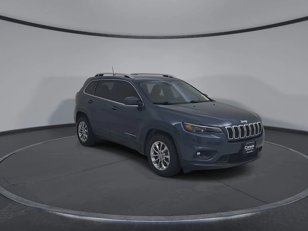 Certified Used 2021 Blue Jeep Latitude Lux image 3