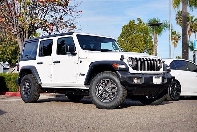 New 2026 Bright White Clear-Coat Exterior Paint Jeep Sport S image 2