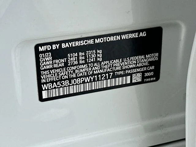 Used 2023 White BMW 540i image 33
