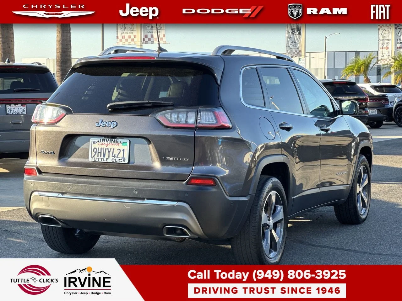 Used 2020 Granite Crystal Metallic Clearcoat Jeep Limited image 13