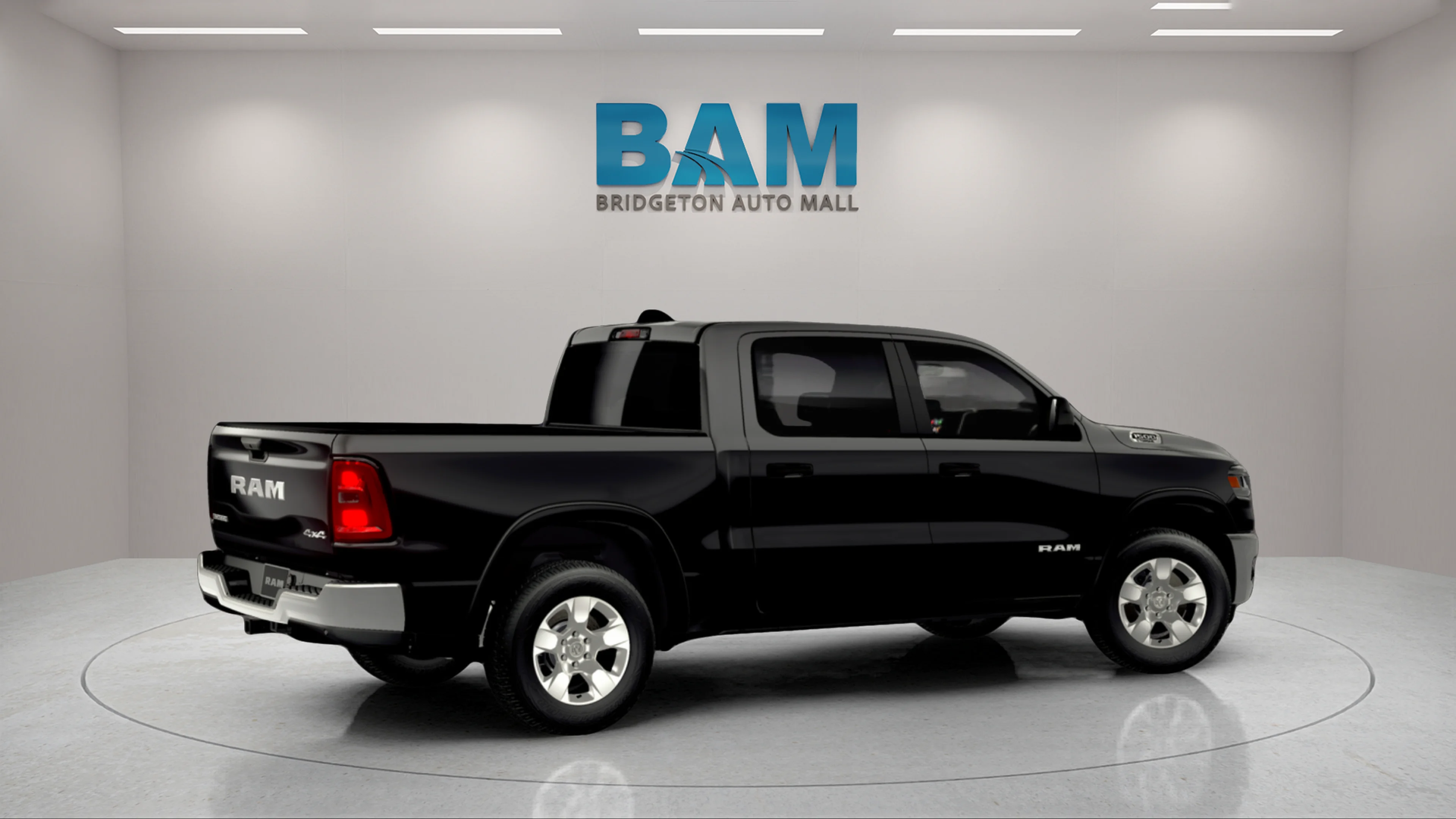 New 2026 Diamond Black Crystal Pearl-Coat Exterior Paint RAM Big Horn image 5