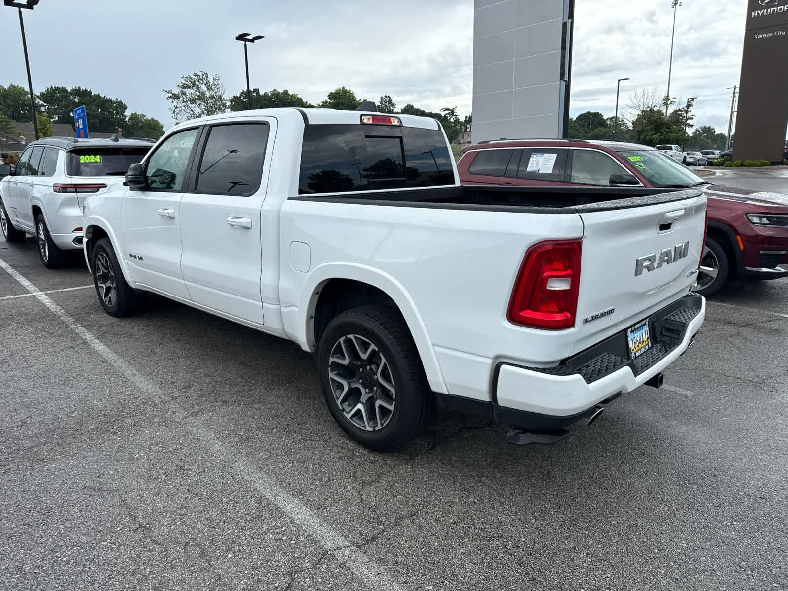 Used 2025 Bright White Clearcoat Ram Laramie image 6