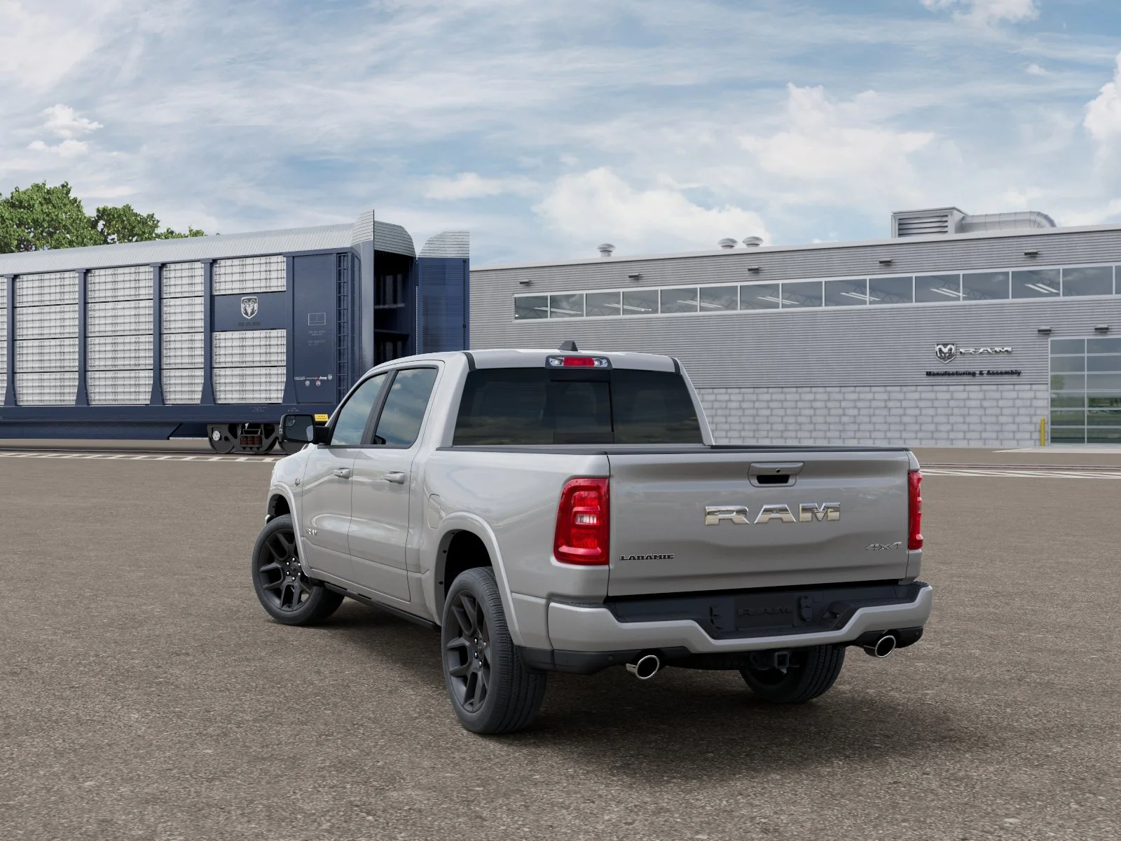 New 2027 Silver Zynith Exterior Paint RAM Laramie image 3