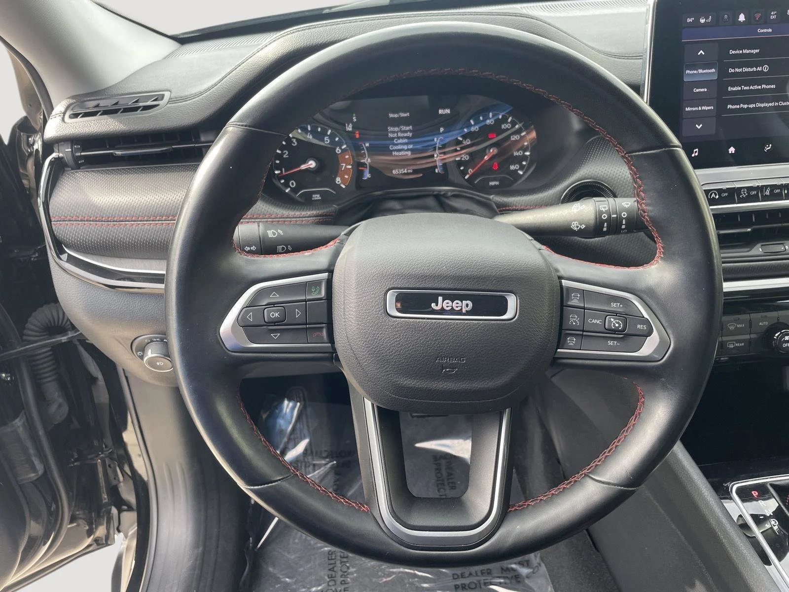 Used 2022 Diamond Black Crystal Pearlcoat Jeep Trailhawk image 13