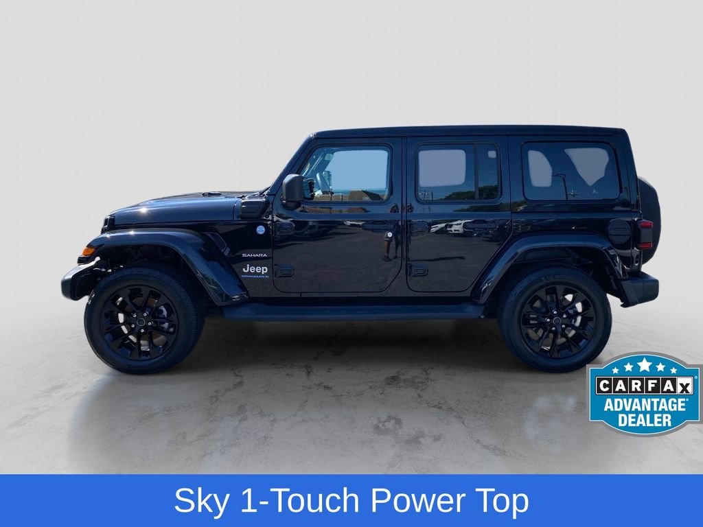 Used 2024 Black Jeep Sahara 4xe image 3