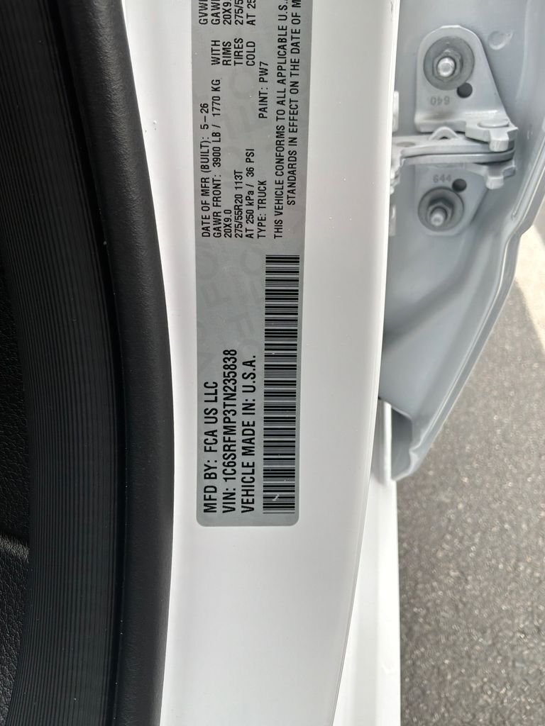New 2026 Bright White Clearcoat RAM Big Horn/Lone Star image 27