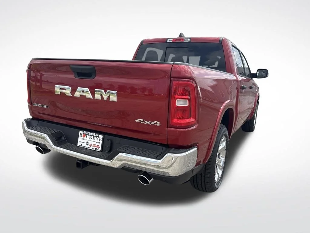 New 2026 Molten Red Pearl-Coat Exterior Paint RAM BIG HORN image 3