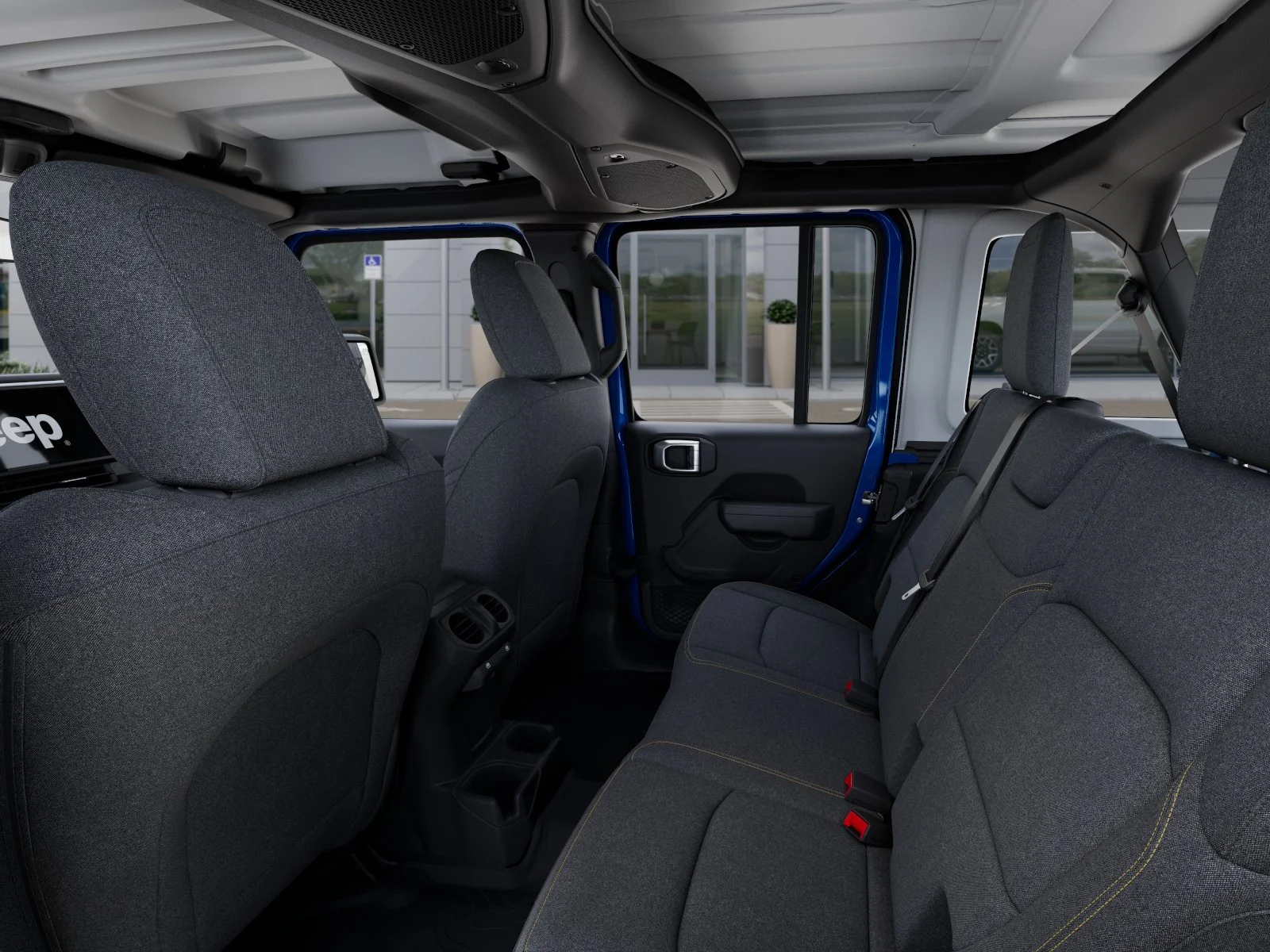 New 2025 Hydro Blue Pearl-Coat Exterior Paint Jeep Sport S image 54